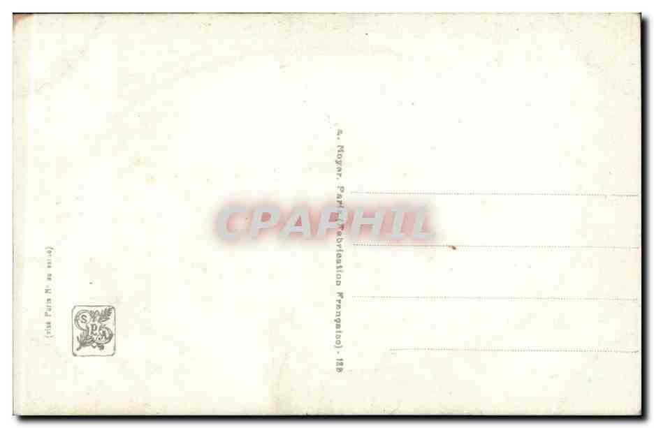 CPA Fantaisie Salon de la guerre Paul de Flument Dernier espoir Militaria  — Verso