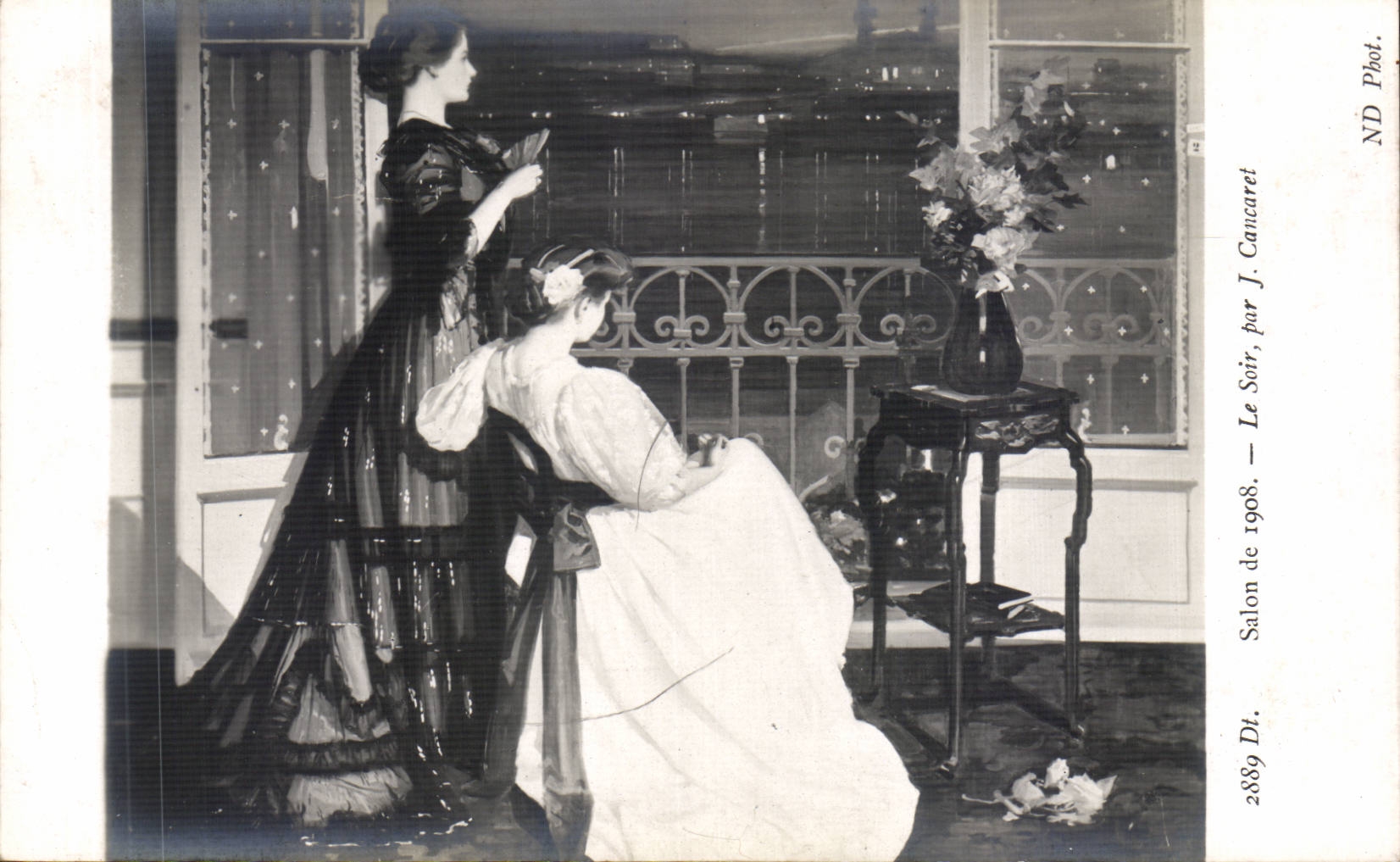 Salon de Soir — Le Salon de 1908, par J. Cancaret