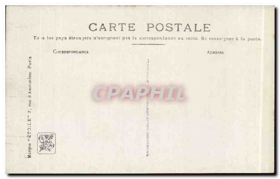 CPA Fantaisie Salon 1910 Lapara Regard en arriere Cheval Horse — Verso