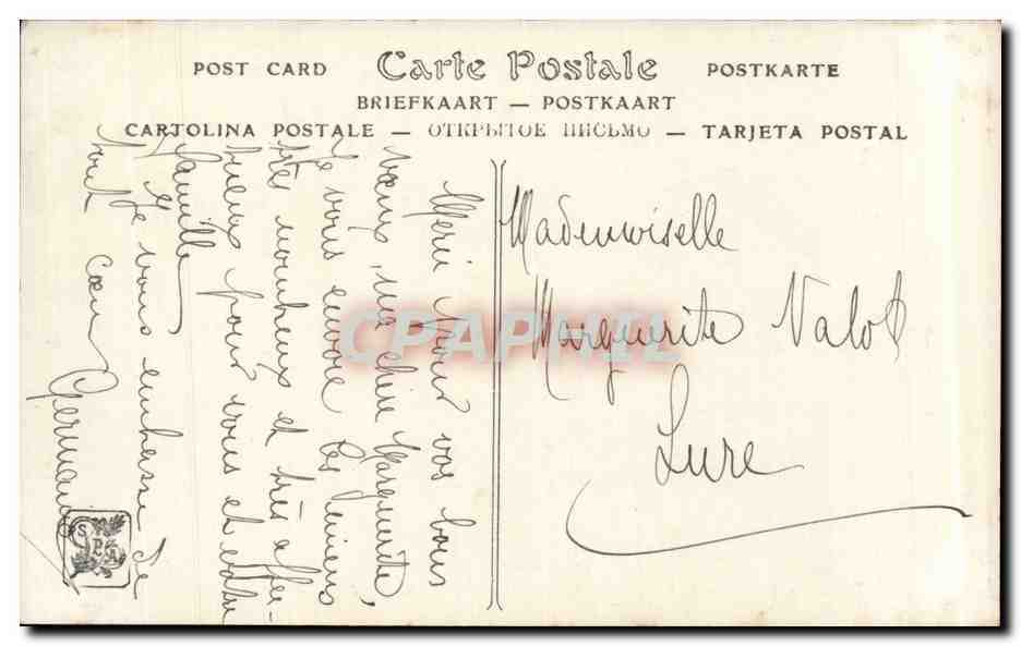 CPA Fantaisie Grondard Interieur campagnard — Verso