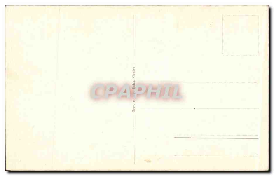 CPA Fantaisie Musee des beaux arts de Neuchatel Berthoud La mort du chasseur  — Verso