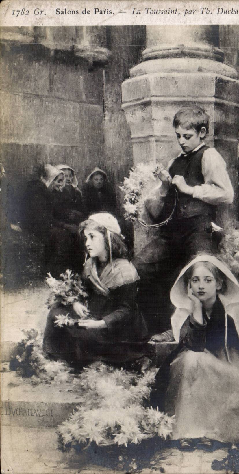CPA Fantaisie Salons de Paris La Toussaint Duchateau