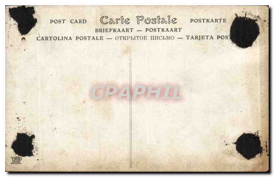 CPA Fantaisie Salons de Paris La Toussaint Duchateau — Verso