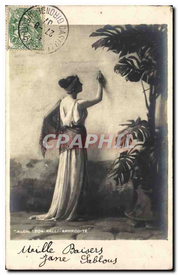 CPA Fantaisie Salon 1904 Ralli Aphrodite