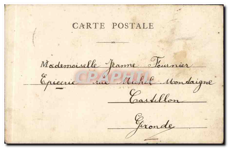 CPA Fantaisie Salon 1904 Ralli Aphrodite — Rückseite