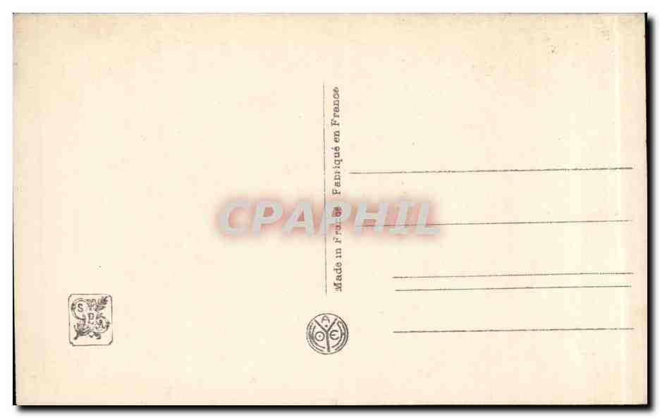 CPA Fantaisie Salon de Paris Chinon le matin Pernelle — Verso