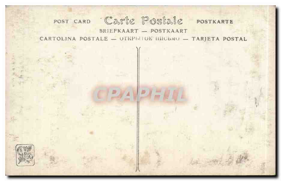 CPA Fantaisie Salon 1912 Alleaume A la campagne — Verso