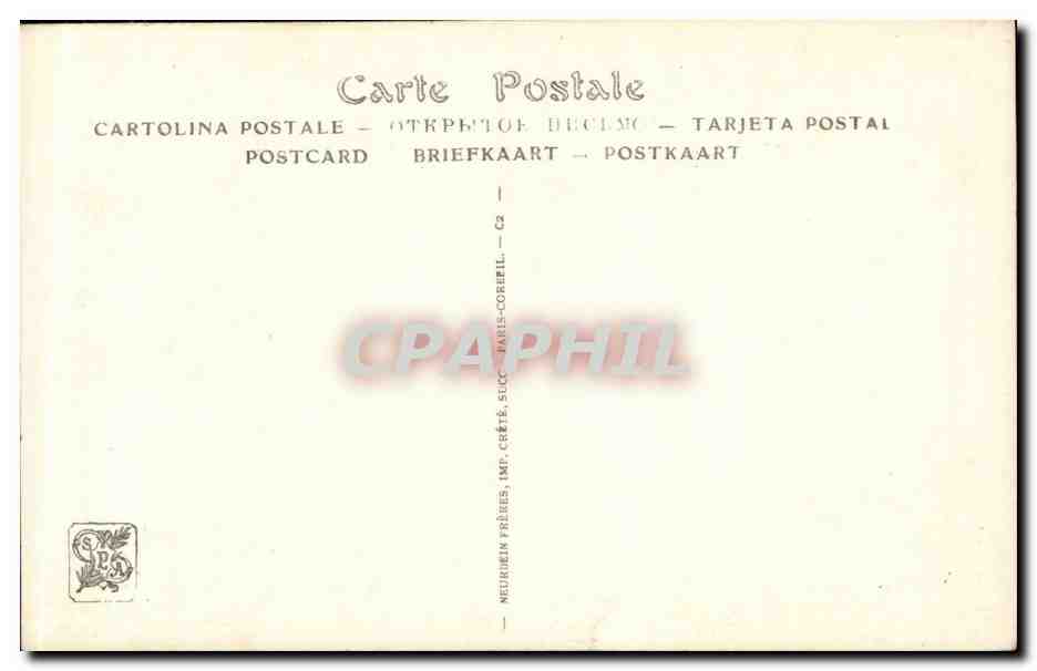 CPA Fantaisie Salon de 1920 Rieder Nuit d'ete — Verso