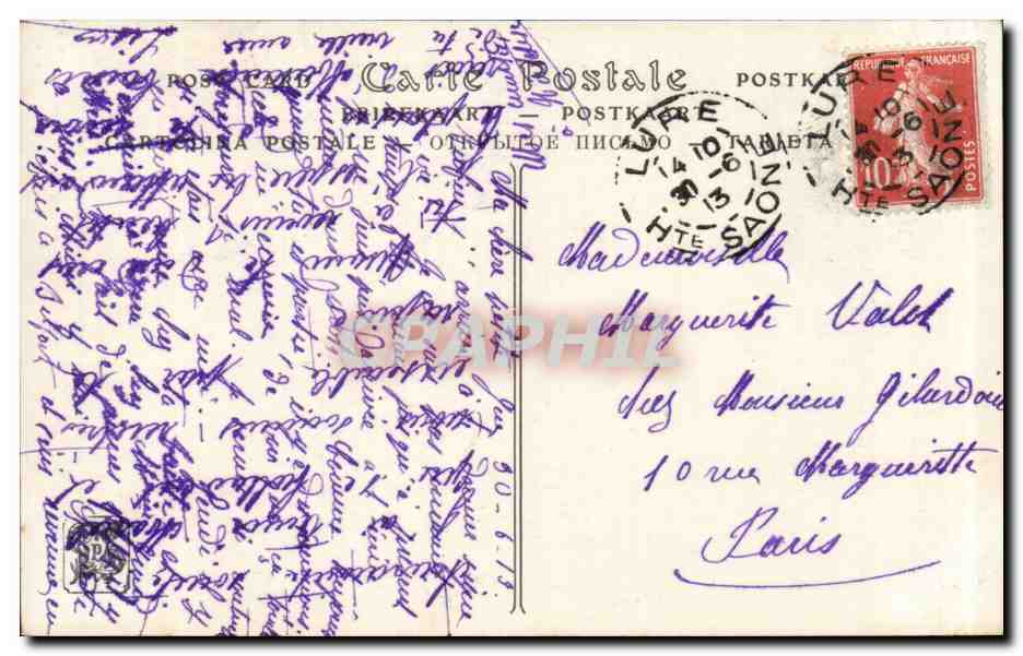 CPA Fantaisie En Egypte La ville heureuse La paix Egypt Clairin  — Verso