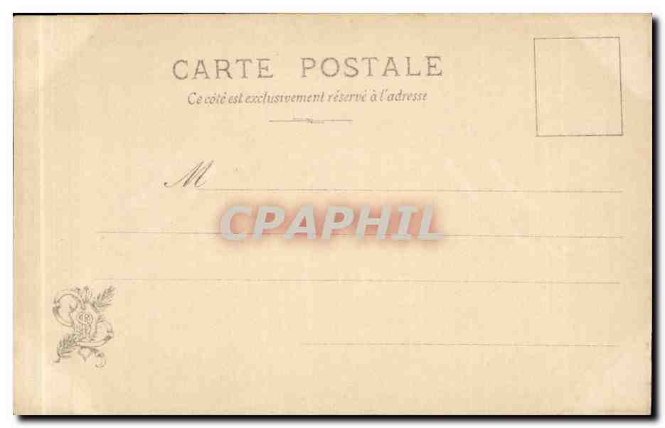 CPA Fantaisie Salon Joannon Le gueux 1902 — Rückseite