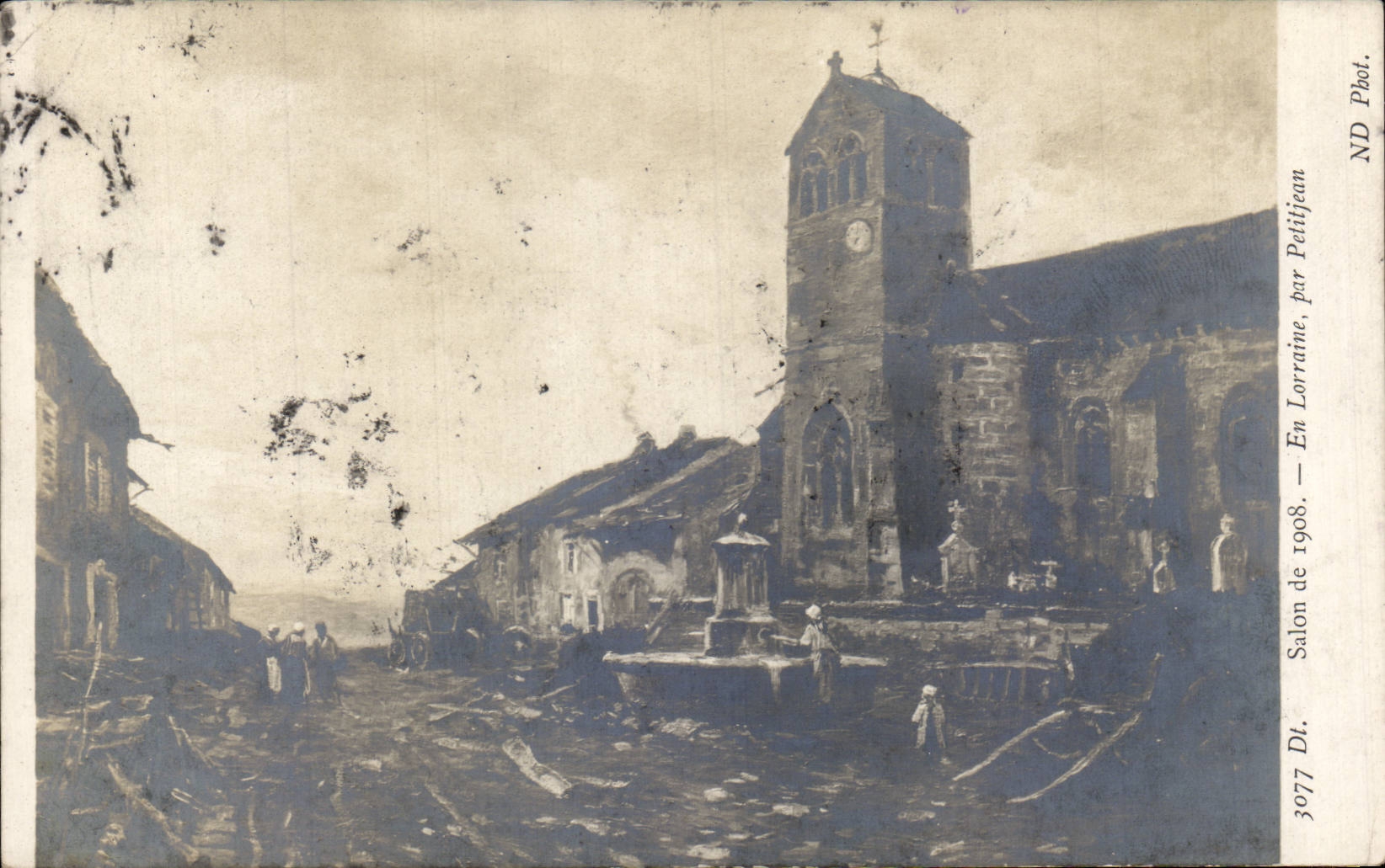 CPA Fantaisie Salon de 1908 En Lorraine par Petitjean