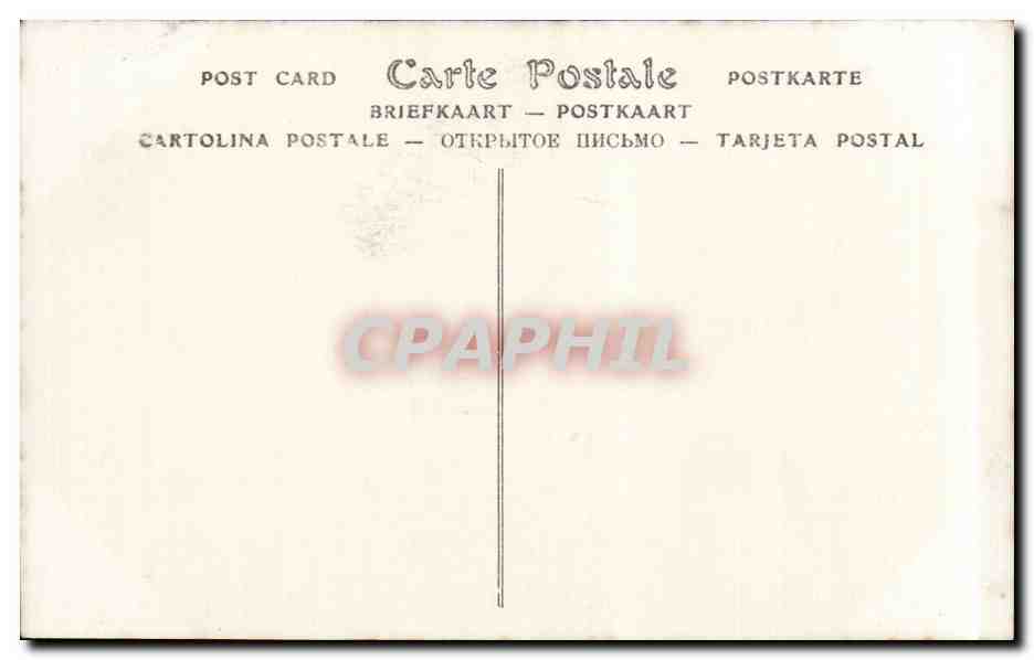 CPA Fantaisie Salon 1909 Crepuscule d'or par Osbert — Verso