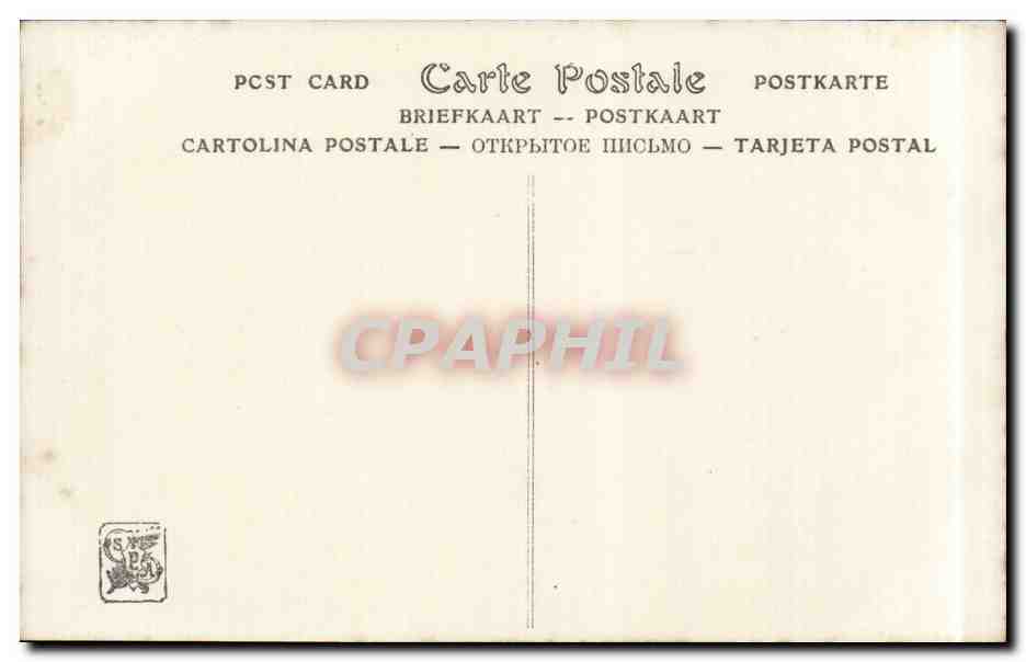 CPA Fantaisie Salon 1909 Espagnole par Edouard Sain  — Verso
