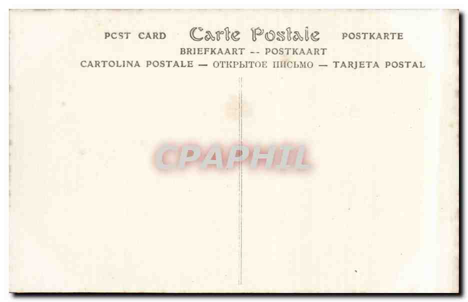 CPA Fantaisie Salon 1909 La maison de la veuve Delance — Rückseite