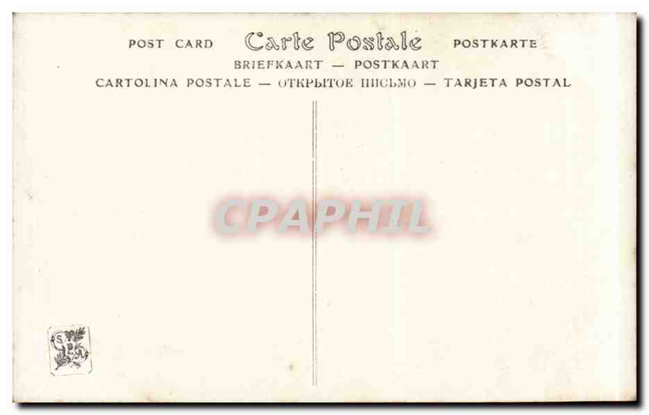 CPA Fantaisie Salon 1909 Angus et Marie pas Mlle Alice Delaye  — Verso