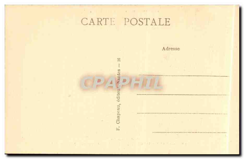 CPA Fantaisie Nantes Brascassat Lutte de taureaux  — Verso