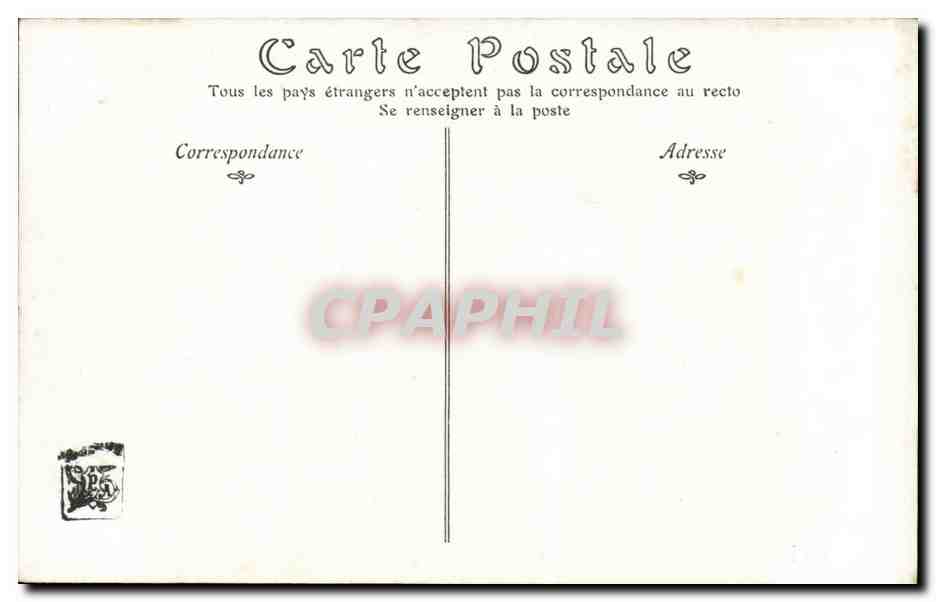 CPA Fantaisie Confidences par Etcheverry Eventail — Verso