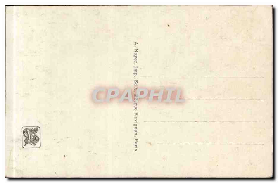 CPA Fantaisie Salon 1912 petit Gerard Le vision Militaria  — Back