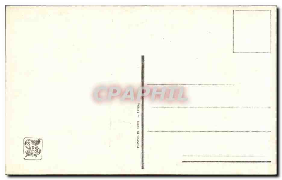 CPA Fantaisie Salon de Paris Roganeau Les cygnes noirs Swan — Verso