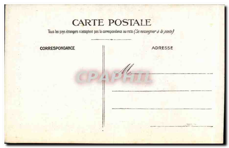 CPA Fantaisie Salon 1912 Ernest Marche Moulin sur l'Orcanne  — Verso