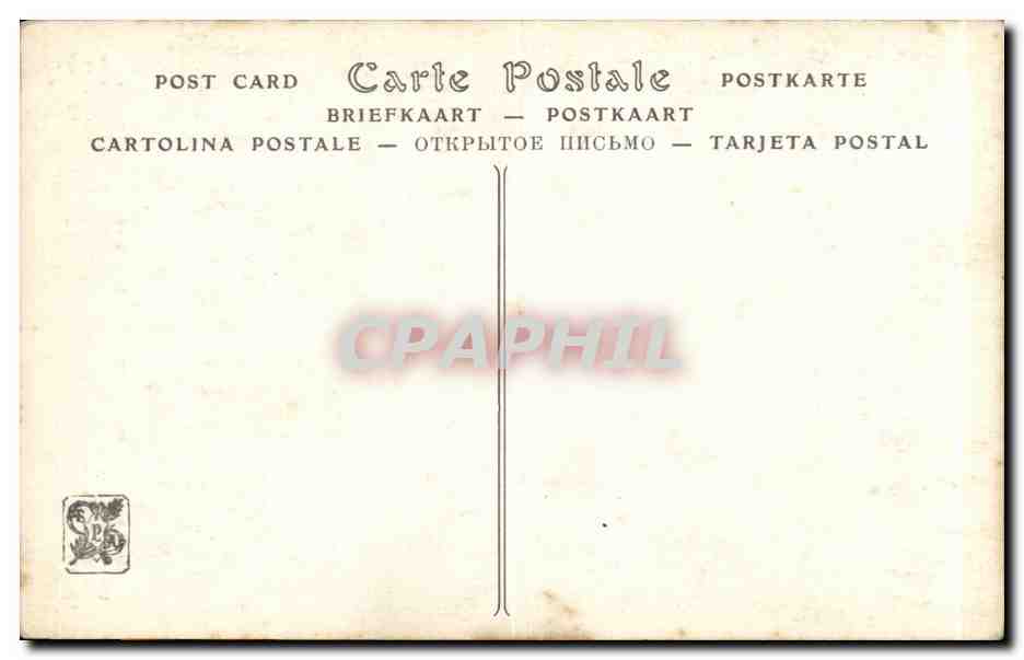 CPA Fantaisie Salon de 1913 Henri Brispot L'antichambre de son eminence — Rückseite