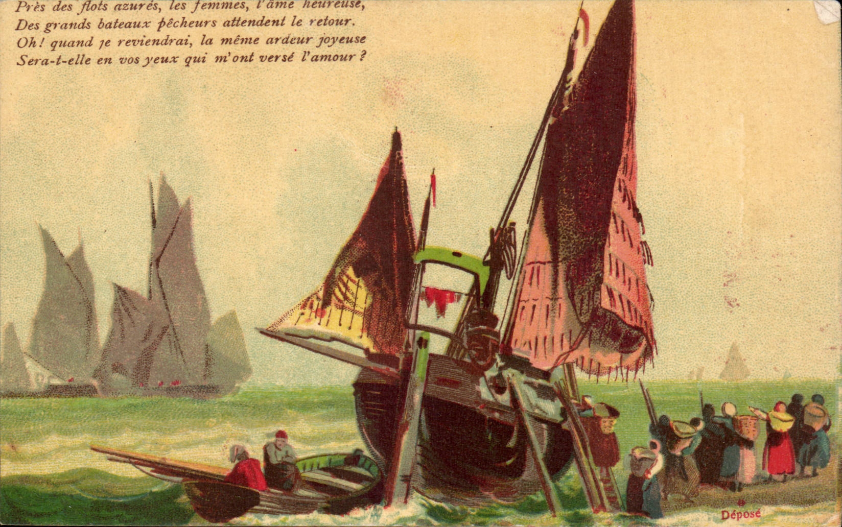 CPA Fantaisie Marine Bateau 