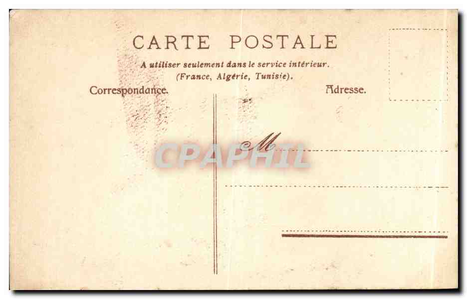 CPA Fantaisie Marine Bateau  — Verso