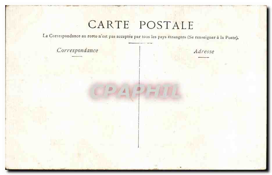CPA Fantaisie Femme Artigue Sur la falaise Salon 1904 — Verso