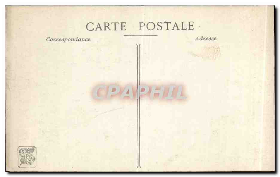 CPA Fantaisie Au Bon Marche Paris Suzanne Hurel En devidant — Verso