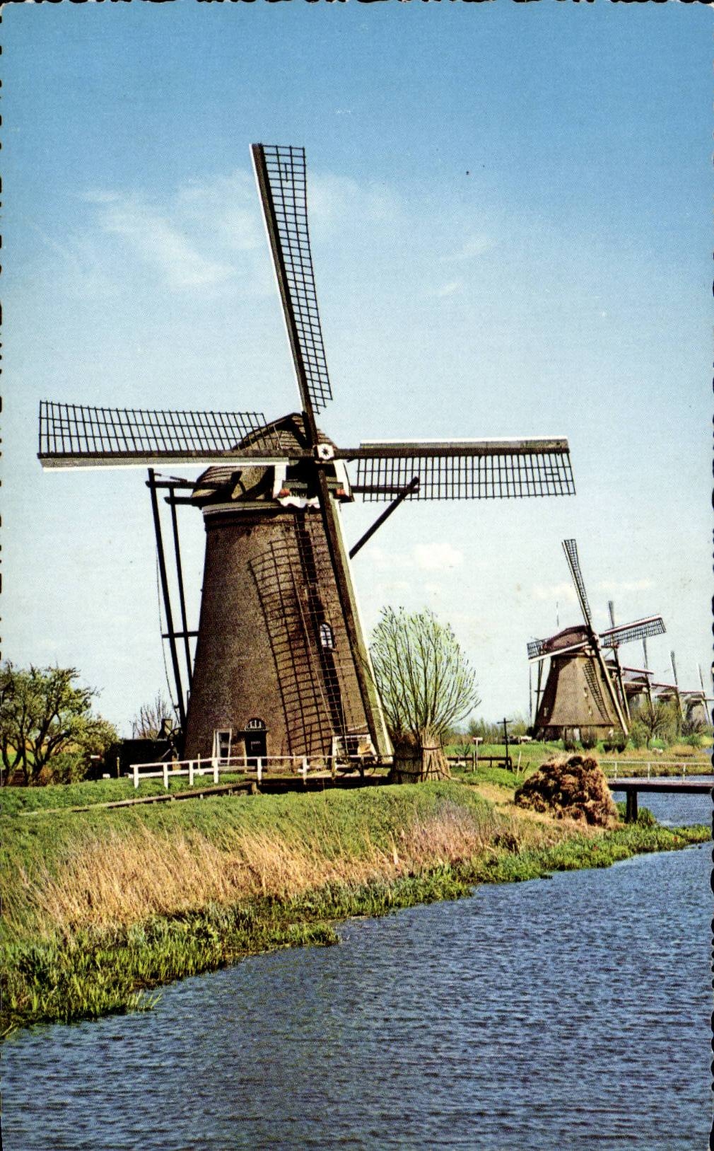 CPA Pays Bas Hollandse Molen Moulon Windmill