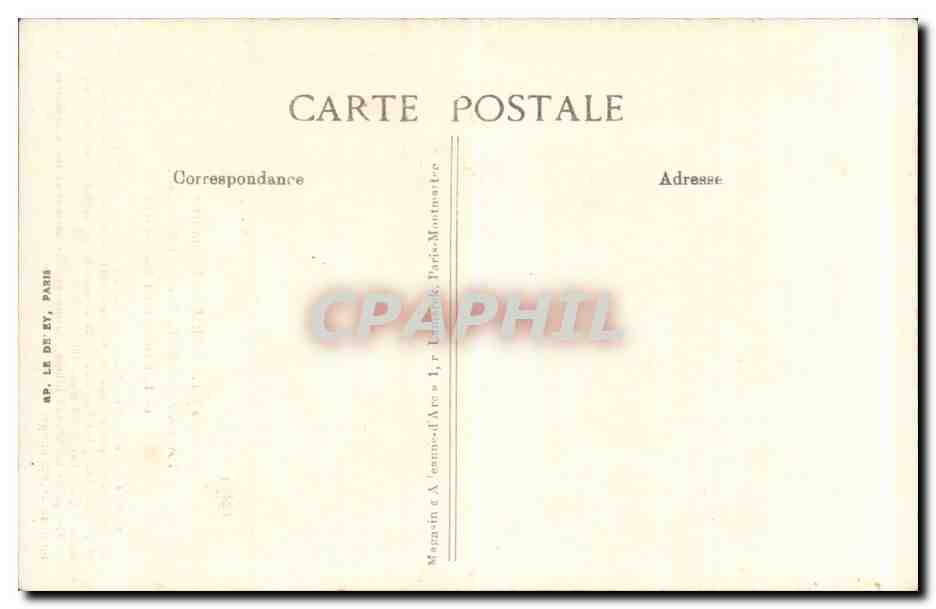 CPA Paris Montmartre La savoyarde Francoise MArguerite de la basilique du Sacre Coeur — Rückseite