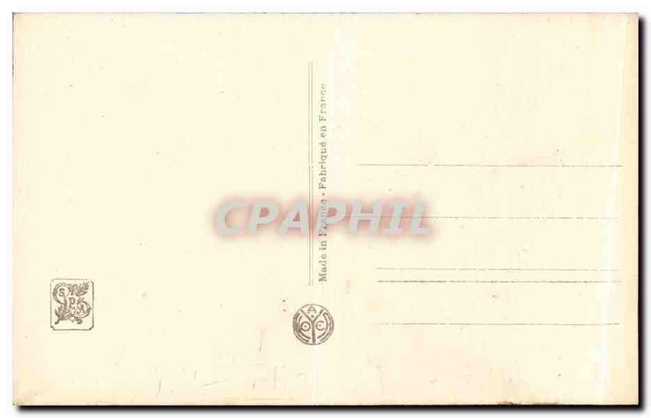 CPA Fantaisie Salon de paris Osbert Jeune fille a la riviere — Verso