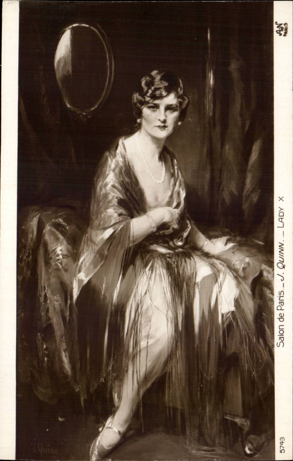 CPA Fantaisie Salon de Paris Quinn Lady X