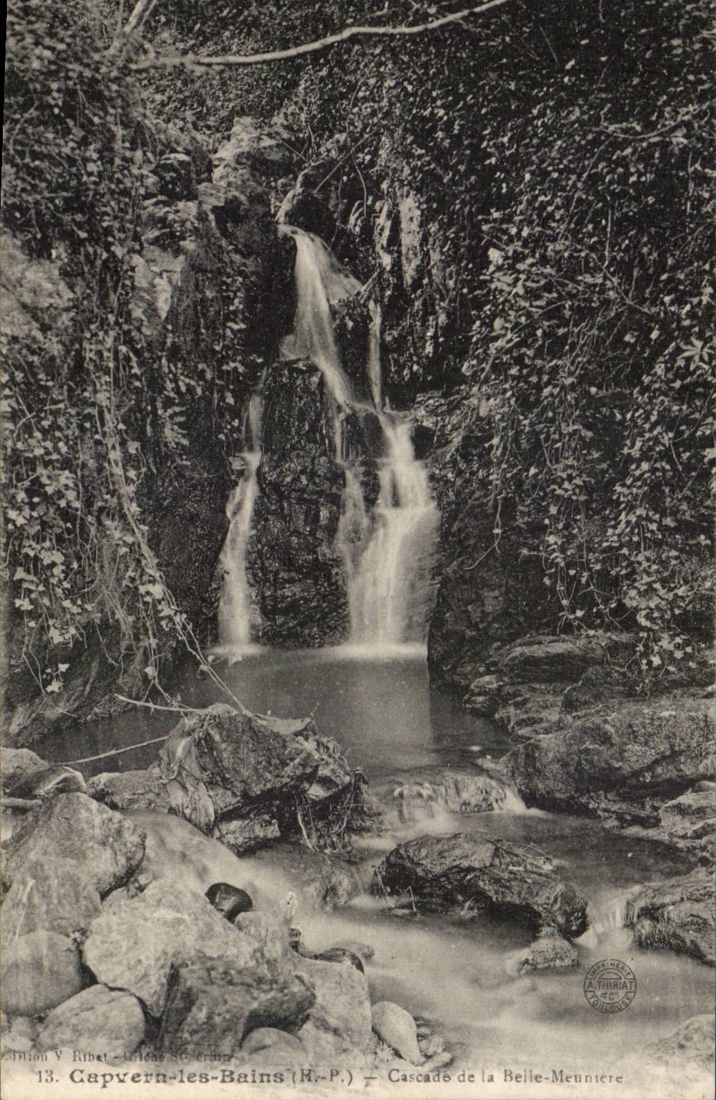 Capvern-les-Bains (H.-P.) — Cascade de la Belle-Meunière — Édition V. Ribet - Orléans St.-Germain