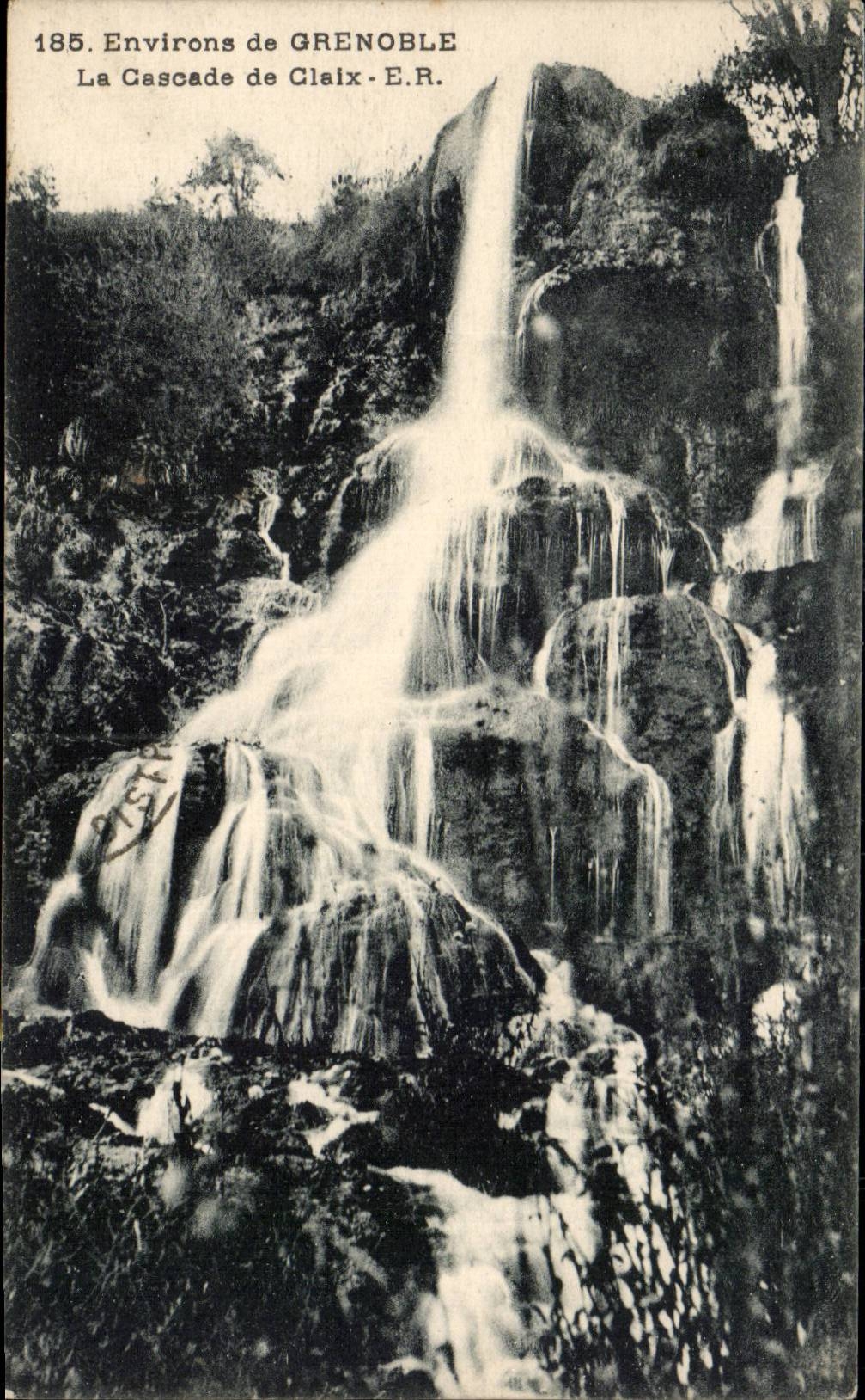 CPA Environs de Grenoble La cascade de Claix