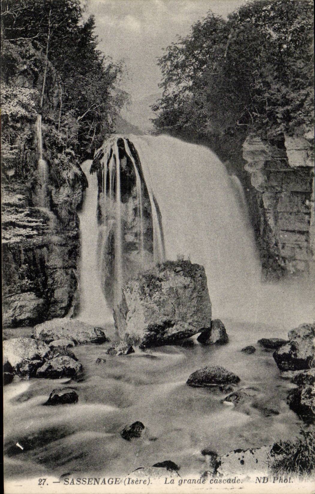 Sassenage (Isère) — La grande cascade — ND Phot.