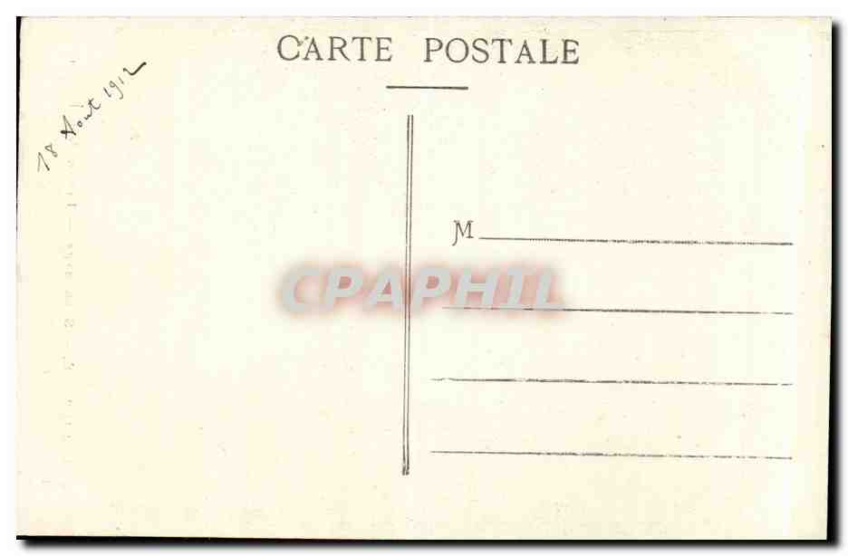CPA Sassenage La cascade du parisien — Rückseite