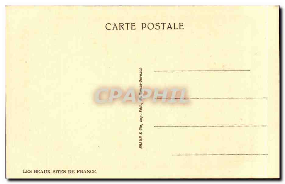 Bourg-de-Sirod — Perte de l'Ain — série 2950, éditeur Braun & Cie — Achterkant