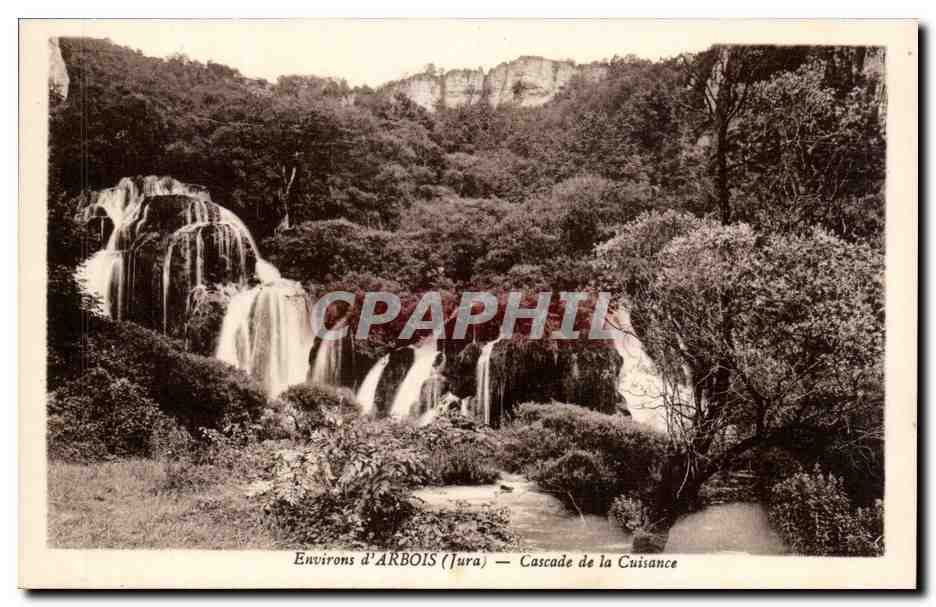 CPA Jura Environs d'Arbois Cascade de la Cuisance