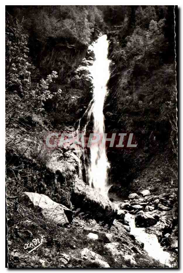 La Cascade du Pissou — Environs de La Ferrière (Isère) — Édition d'Art André, Grenoble