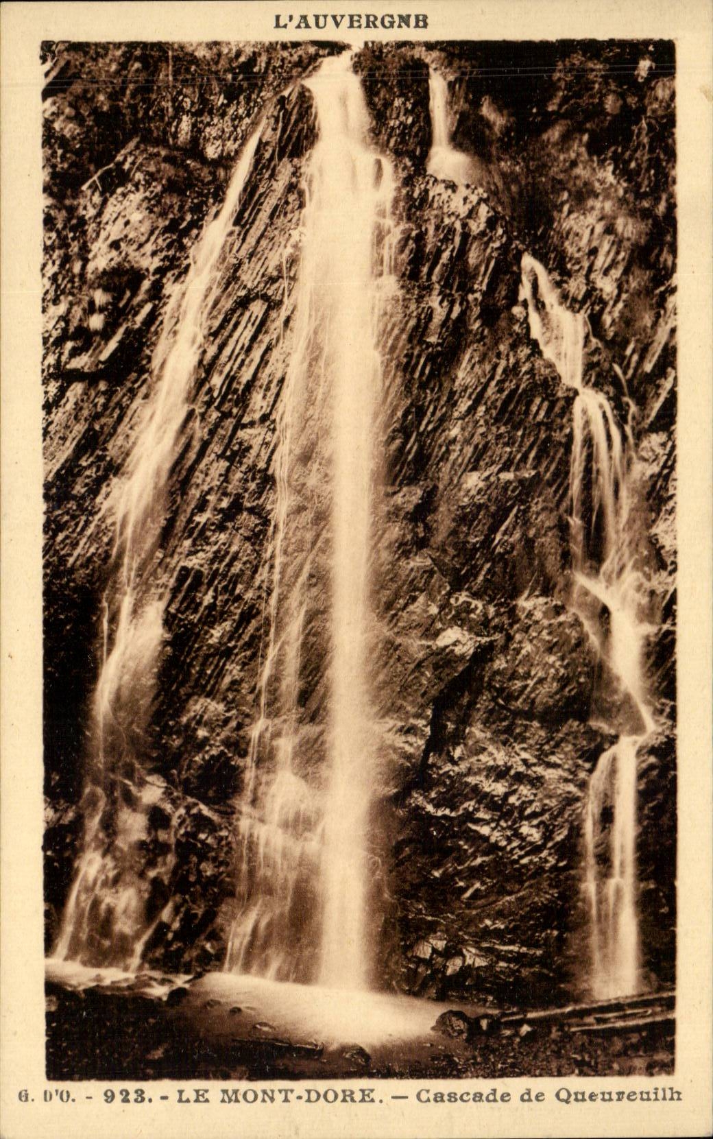 CPA Le Mont Dore Cascade de Queureuilh