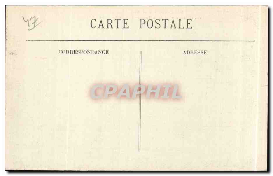 Villeneuve-sur-Lot (L.-et-G.) — Vue Générale prise de la Tour de l'Église Ste-Catherine — A. Ayruc, photographe — Rückseite