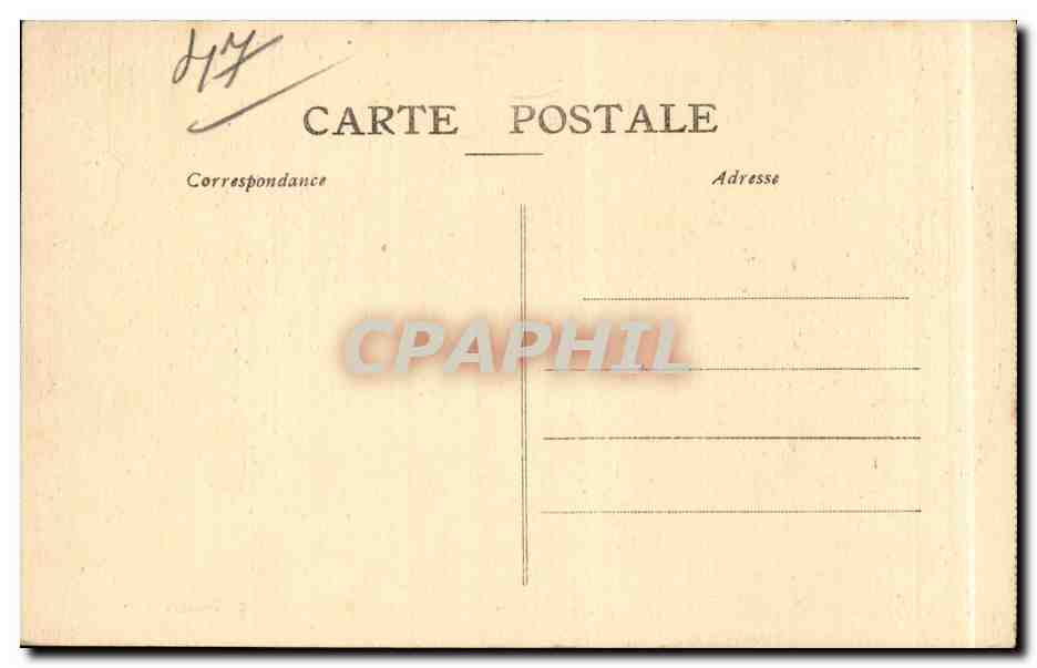 AGEN — Le Pont Canal — Dessous passe la ligne de chemin de fer du Midi Bordeaux-Cette — Verso