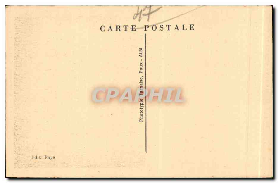 Agen — L'Église des Carmes — Le Lot-et-Garonne Illustré — Rückseite