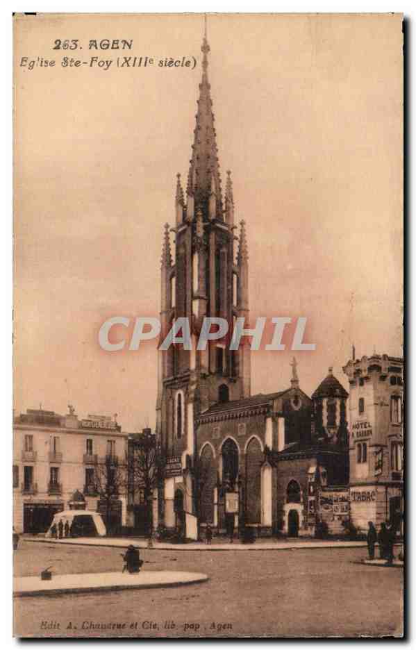 CPA Agen Eglise Ste Foy