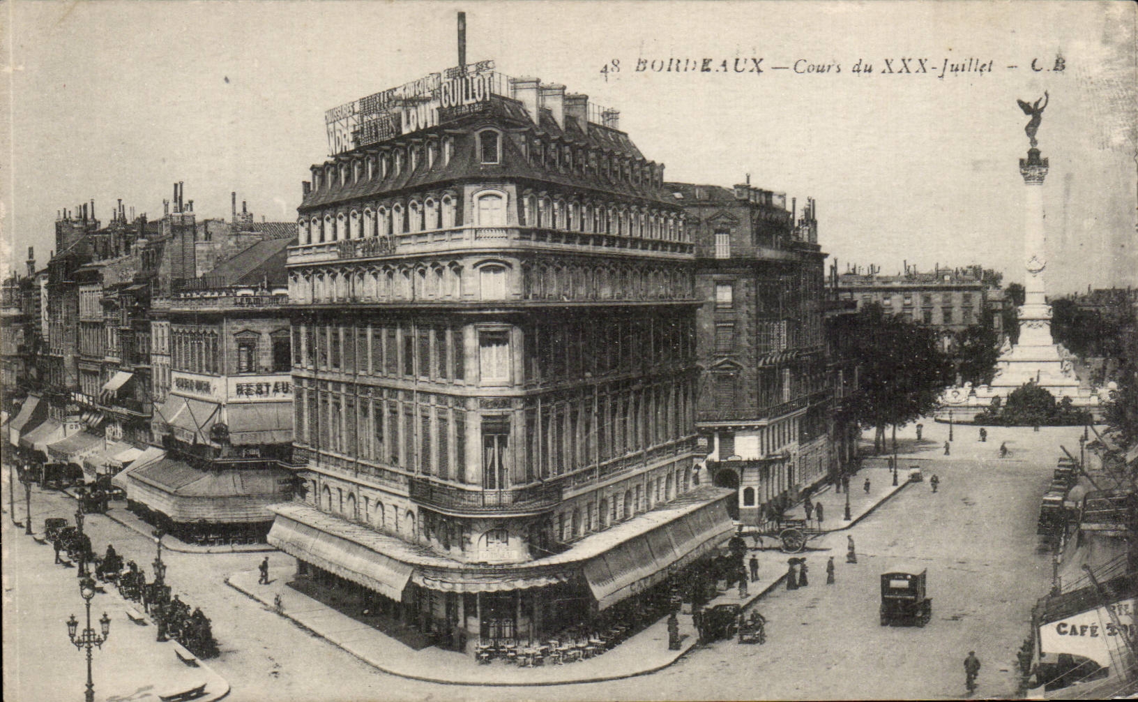CPA Bordeaux Cours du XXX Juillet
