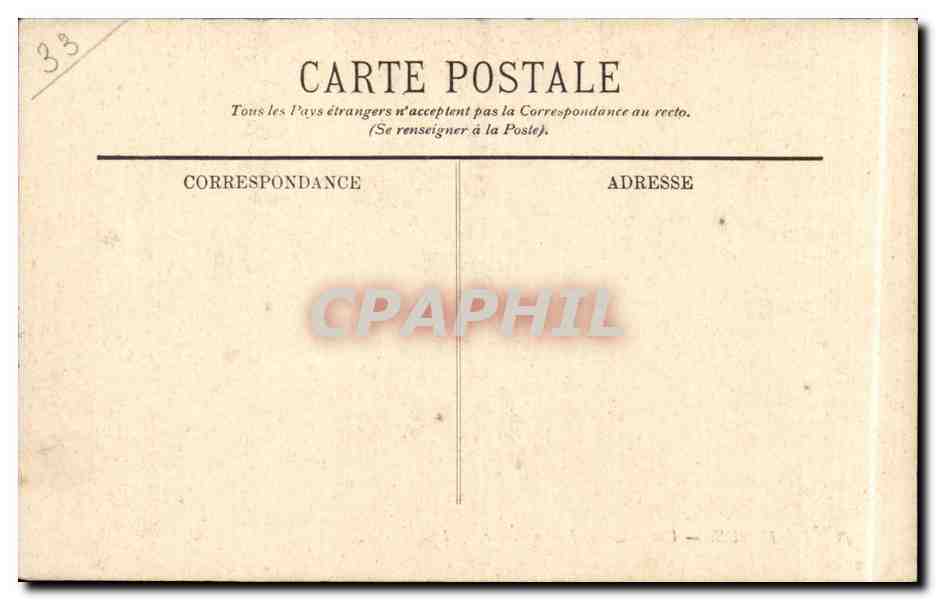 Bordeaux — Une Allée du Jardin Public — LL. n°48 — Rückseite