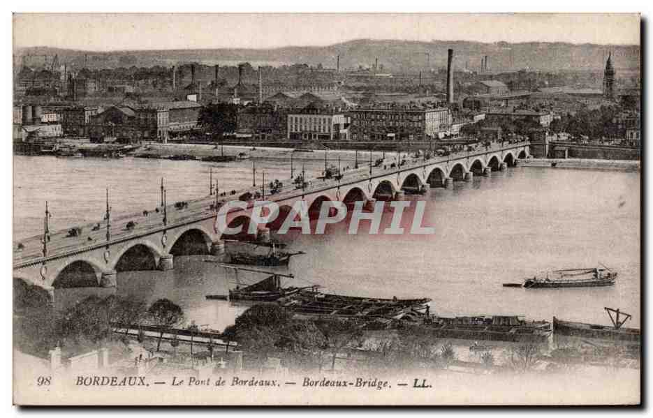 CPA Bordeaux Le pont de Bordeaux 