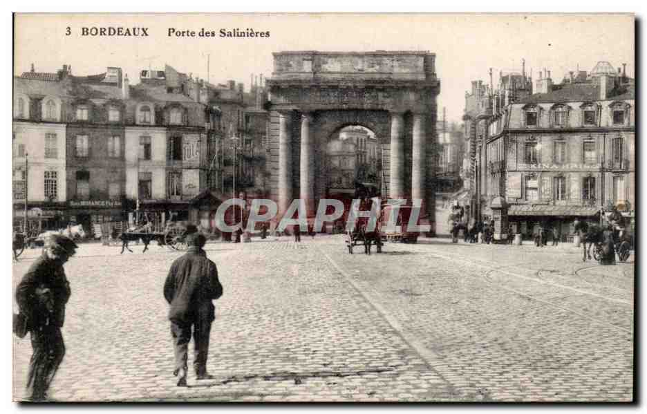 Bordeaux — Porte des Salinières — A. Rue, imprimeur-éditeur, Bordeaux