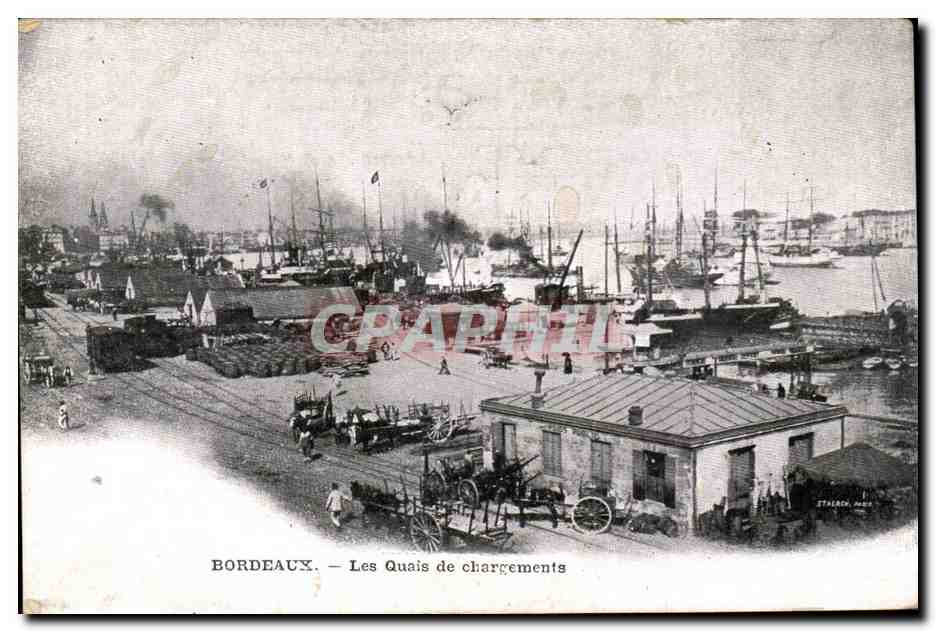 Bordeaux - Les Quais de Chargements - CPA 